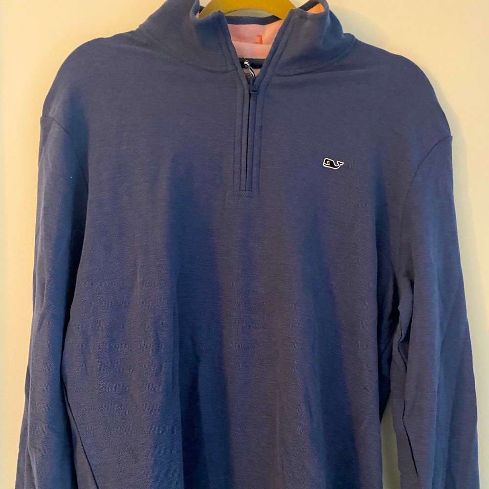 Vineyard Vines 1/4 zip (never worn) Navy